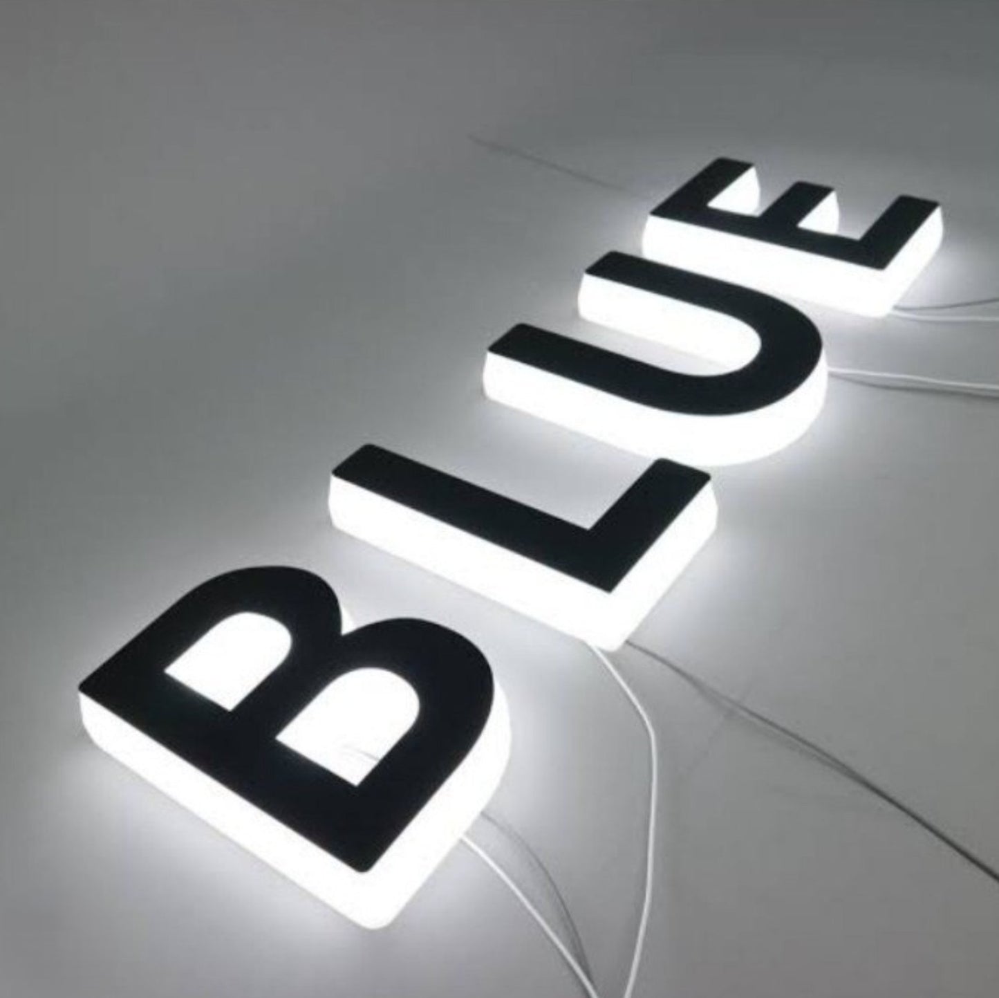 Custom LED Backlit Channel Letter Sign for Business, Shop, Office & Home Decor