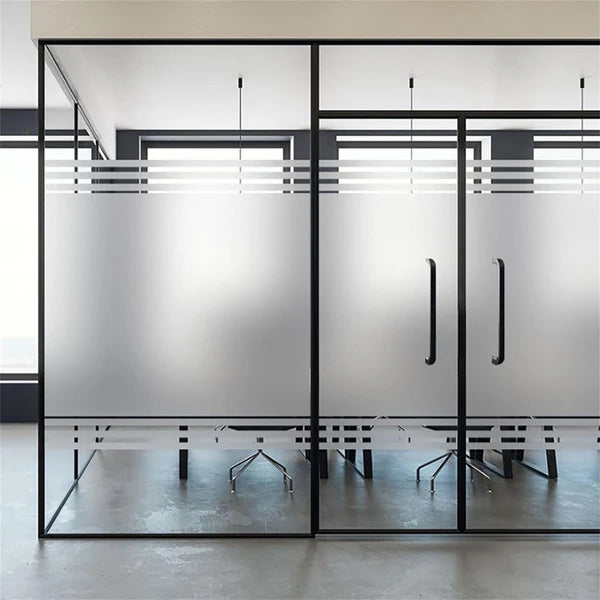 Premium Decorative Frosted Glass Film for Office Partitions, Doors & Meeting Rooms