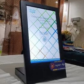 LED Digital Standee Video Display Signage for Branding, Advertising | 24" Table Top Digital Advertising Display Screen | Led Video Standee