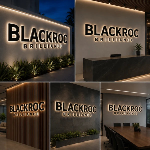 Custom Halo Lit Channel Letter Sign for Offices, Hotels & Commercial Buildings