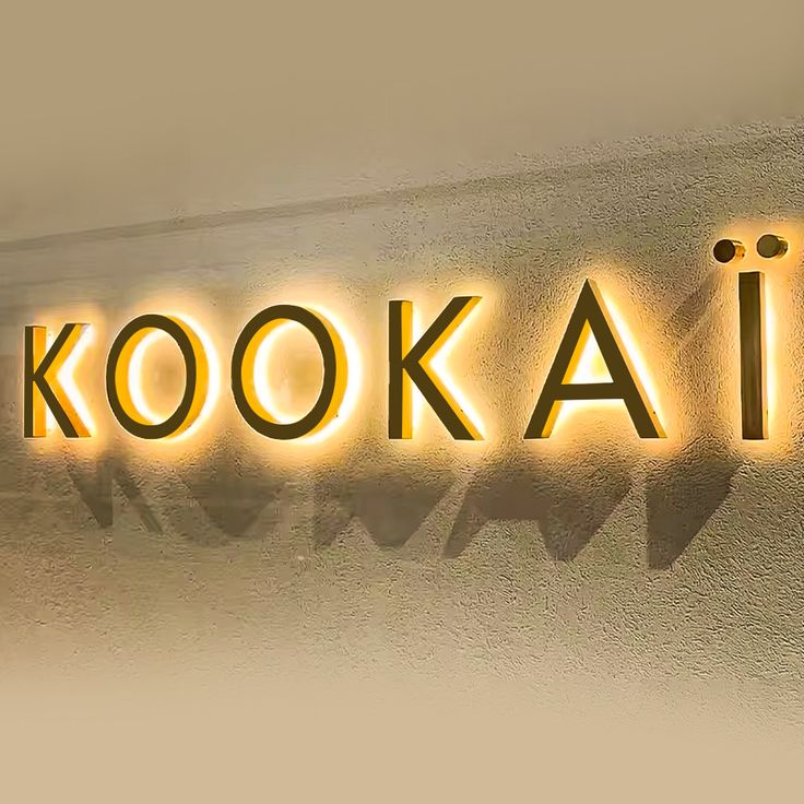 Custom Warm LED Halo Lit Channel Letter Sign for Luxury Business & Storefront Branding