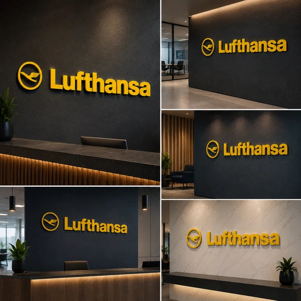 Custom 3D Metal Letter Sign for Premium Business Storefront & Office Branding
