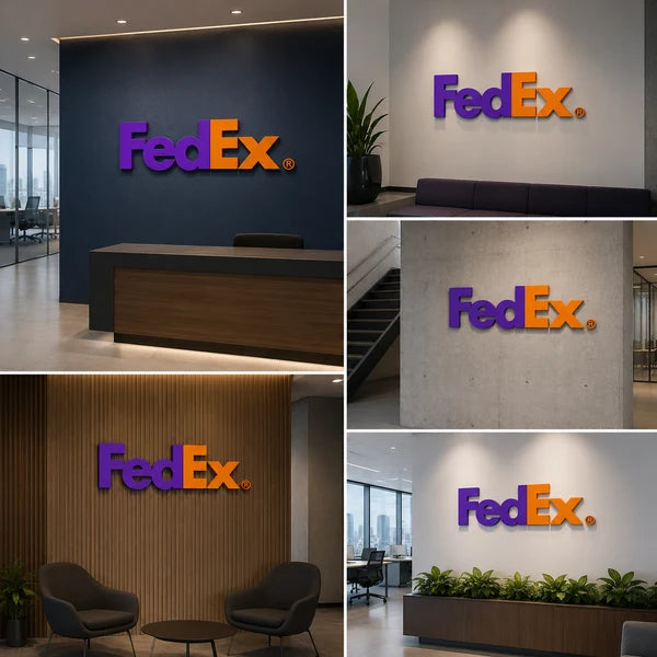 Custom 3D Acrylic Logo Sign for Office, Retail Store & Corporate Branding