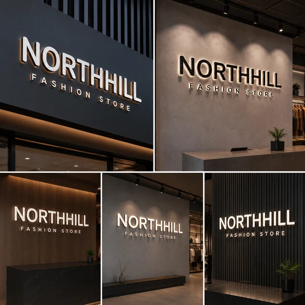 Northhill Fashion Store Custom LED Neon Sign for Retail Shops & Boutiques