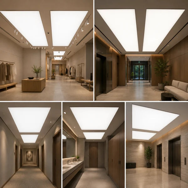 Premium LED Backlit Stretch Ceiling Panels for Commercial & Luxury Interior Spaces