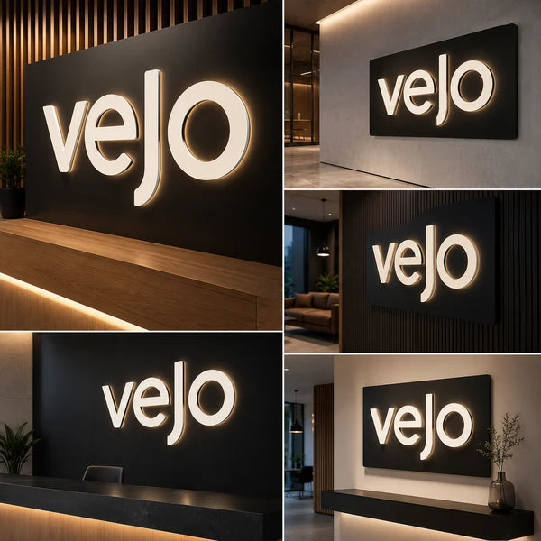 Custom 3D Acrylic Letter Sign for Modern Office, Retail & Storefront Branding