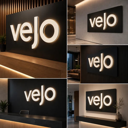 Custom 3D Acrylic Letter Sign for Modern Office, Retail & Storefront Branding
