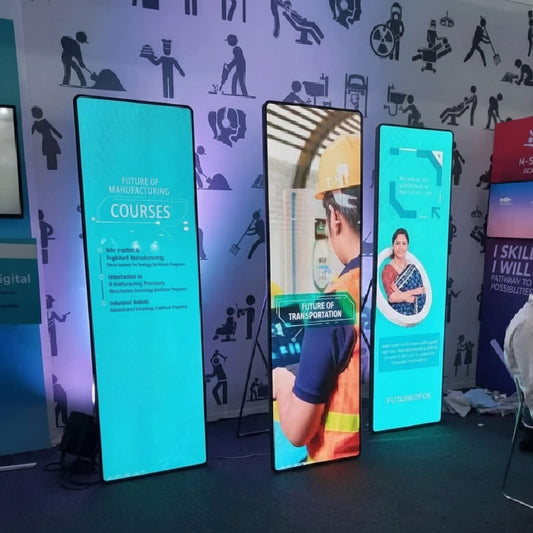 LED Digital Standee Video Display Signage Touch Screen for Branding, Advertising | Digital Advertising Display Screen | Led Video Standee 32" I Type - Touch Screen