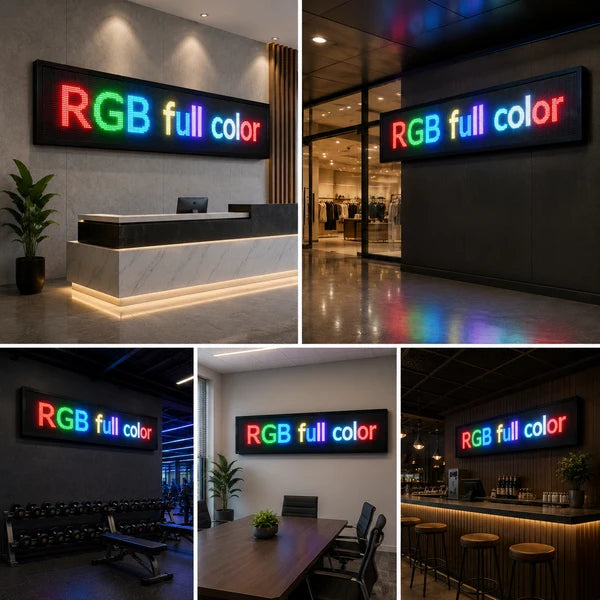 RGB Full Color LED Display Board for Shops, Events & Commercial Advertising