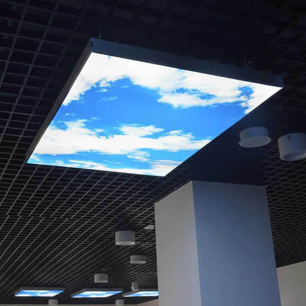 Premium LED Backlit Stretch Ceiling Light Panel for Modern Interior Decoration