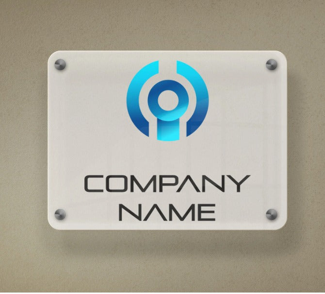 LUSH Hair Custom Round Salon Logo Sign with Premium Acrylic Lettering