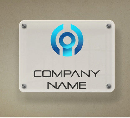 LUSH Hair Custom Round Salon Logo Sign with Premium Acrylic Lettering