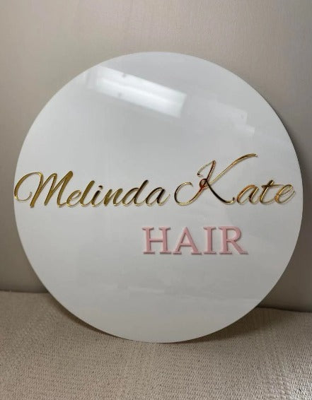 Custom Round Property Specialists Sign with Personalized Real Estate Logo