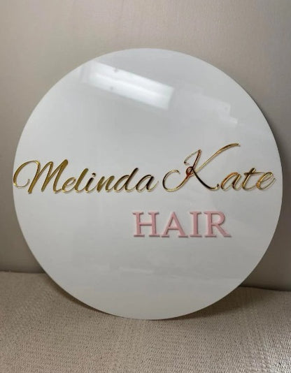 Custom Round Property Specialists Sign with Personalized Real Estate Logo