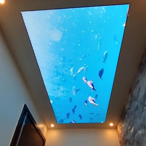 Premium LED Backlit Stretch Ceiling Light Panel for Modern Interior Decoration