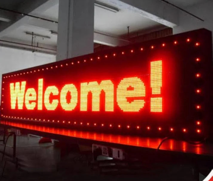 Led Running Board Display Signage | LED RGB Multi Color Text Scrolling Display | Digital LED Board