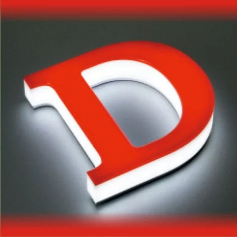 Custom 3D LED Channel Letter Sign for Modern Business Storefront Branding