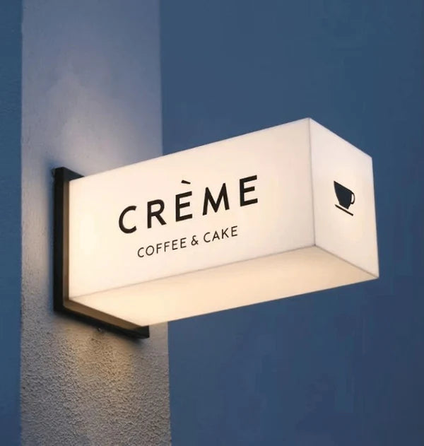 Custom LED Light Box Sign for Shops, Offices, Hotels & Commercial Spaces