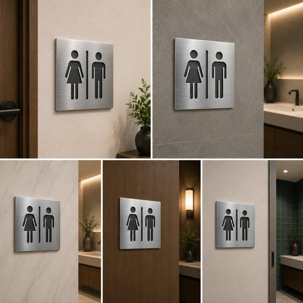 Premium Men & Women Restroom Neon Sign for Offices, Hotels & Public Spaces