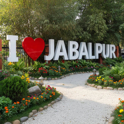 Custom I Love City LED Landmark Sign for Public Parks, Towns & Tourist Attractions
