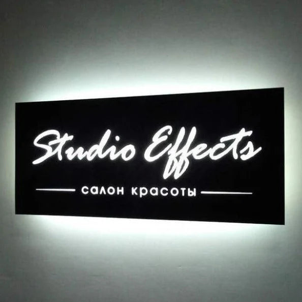 Custom LED Acrylic Letter Sign for Interior Design Studios & Corporate Offices