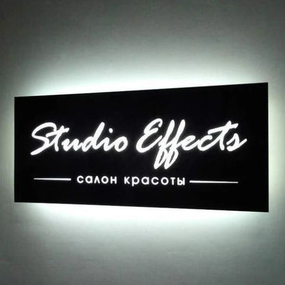 Custom LED Acrylic Letter Sign for Interior Design Studios & Corporate Offices