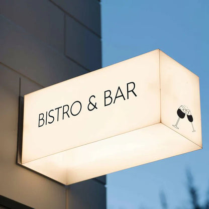 Custom LED Coffee Light Box Sign for Cafés, Coffee Bars & Retail Stores