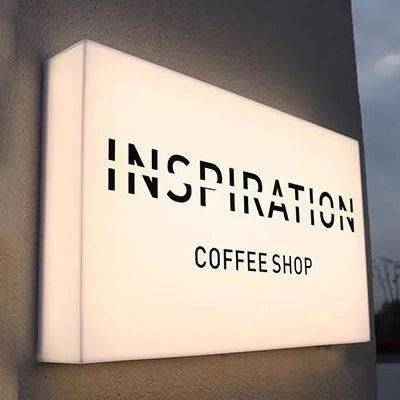 Custom Projecting Lightbox Sign for Storefront and Business Entrance Branding