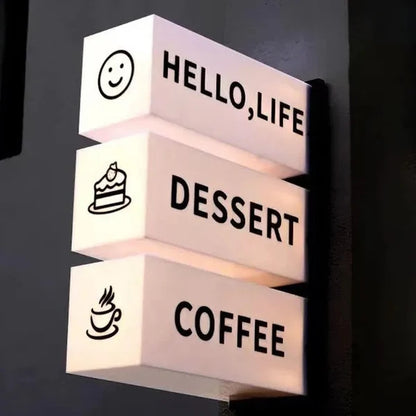 Custom Projecting Lightbox Sign for Storefront and Business Entrance Branding