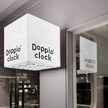 Custom LED Business Light Box Sign for Retail Stores, Offices & Commercial Spaces