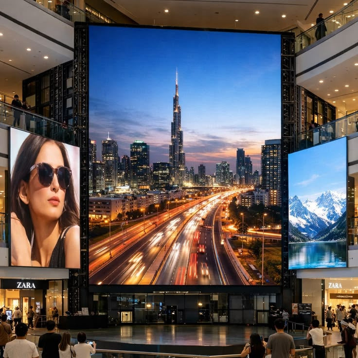 outdoor LED display panel for street advertising high brightness digital screen