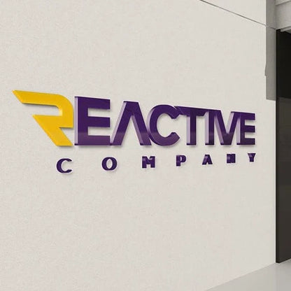Custom 3D Acrylic Logo Sign for Office, Retail Store & Corporate Branding