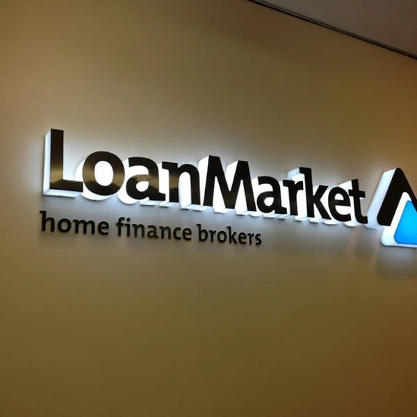 Custom LED Backlit Acrylic Logo Sign for Office, Retail & Corporate Branding