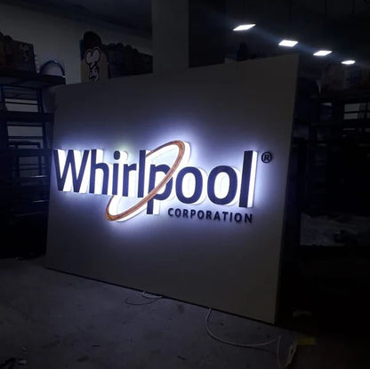 Custom 3D Acrylic Office Logo Sign for Corporate Reception Wall Branding