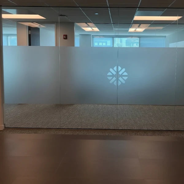 Premium Frosted Glass Film for Office Partitions, Doors & Commercial Glass Walls