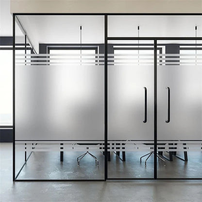 Premium Decorative Frosted Glass Film for Office Partitions, Doors & Meeting Rooms
