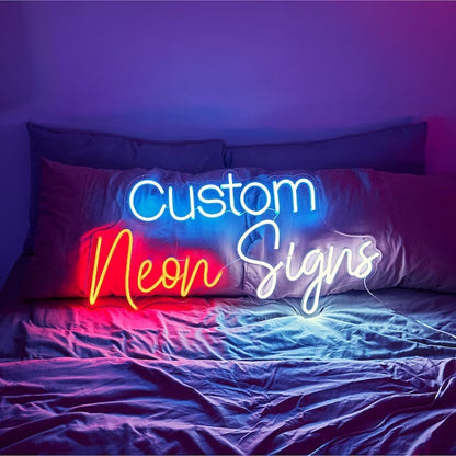 Custom Neon Name Sign for Home, Wedding, Nursery & Business Decor