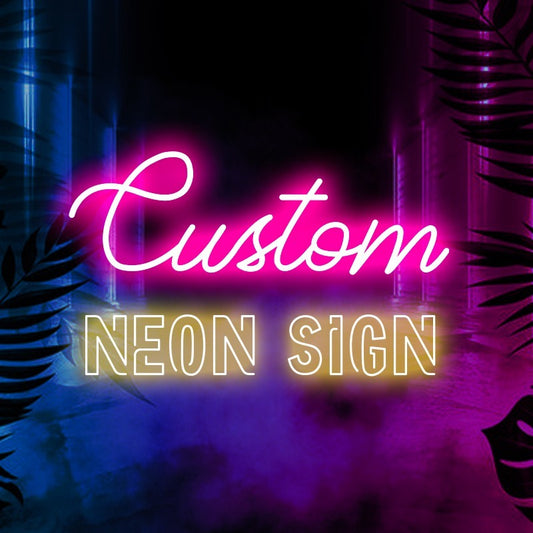 Personalized Custom Neon Sign for Bedroom, Wall Decor & Name Display