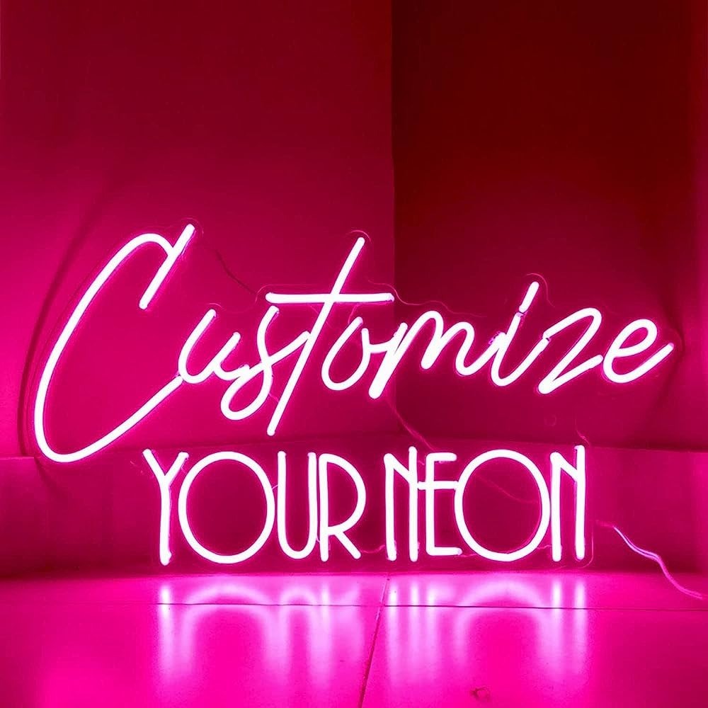 Custom Neon Light Sign with Name, Logo or Quote for Any Occasion