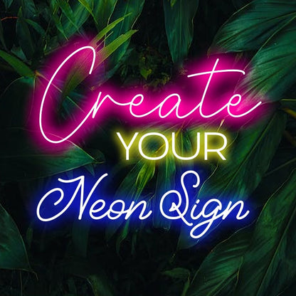 Modern Custom Neon Sign Personalized LED Light for Home Decoration